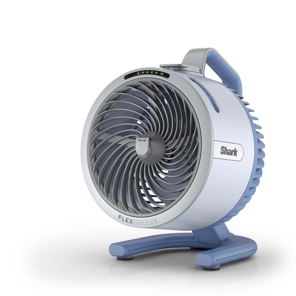 Shark FA050UKBL FlexBreeze TableMate Indoor to Outdoor High-Velocity Tabletop Fan - Glacier Blue Shark FA050UKBL FlexBreeze TableMate Indoor to Outdoor High-Velocity Tabletop Fan - Glacier Blue