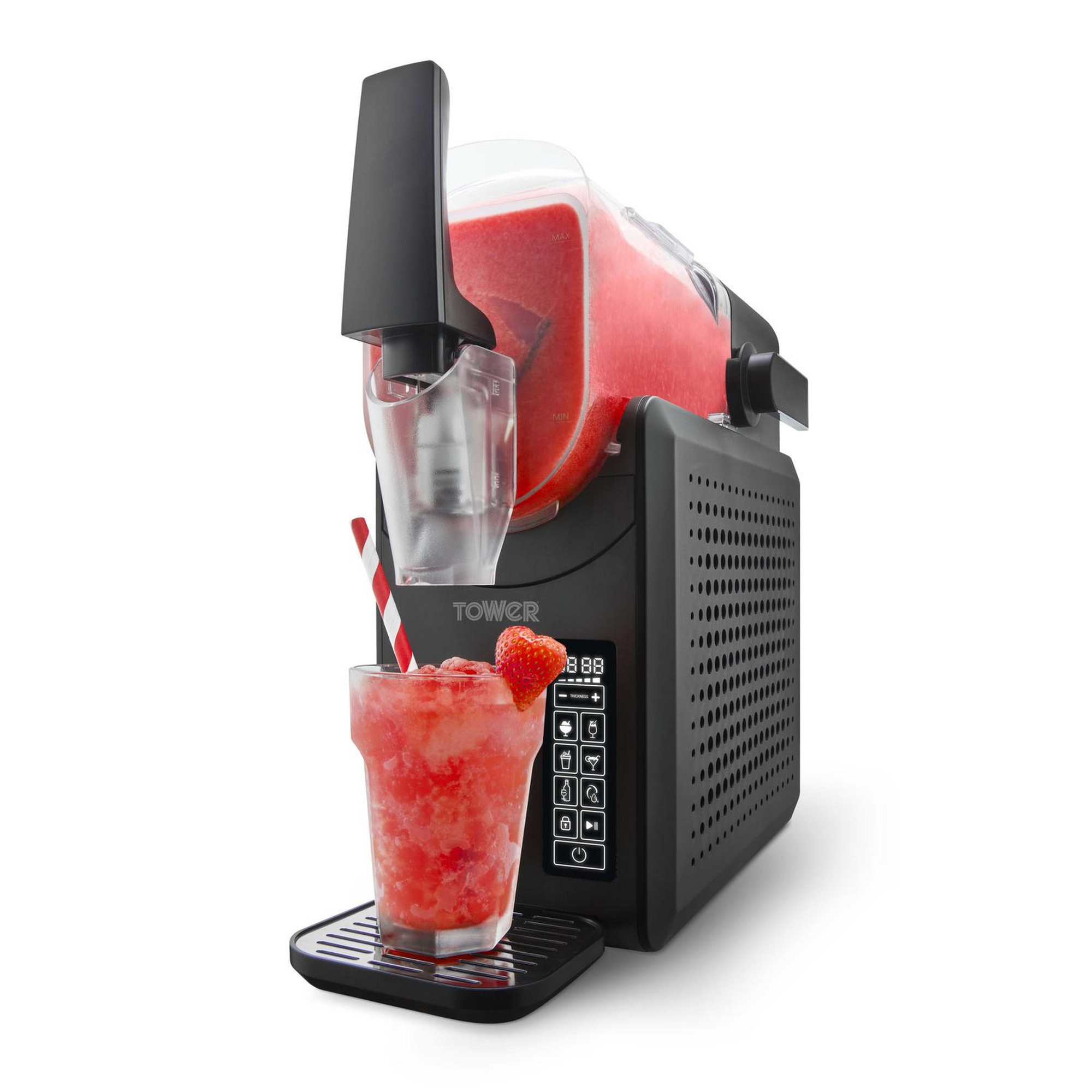 TOWER T19058 Frozen Drink Slushi Maker – Black TOWER T19058 Frozen Drink Slushi Maker – Black