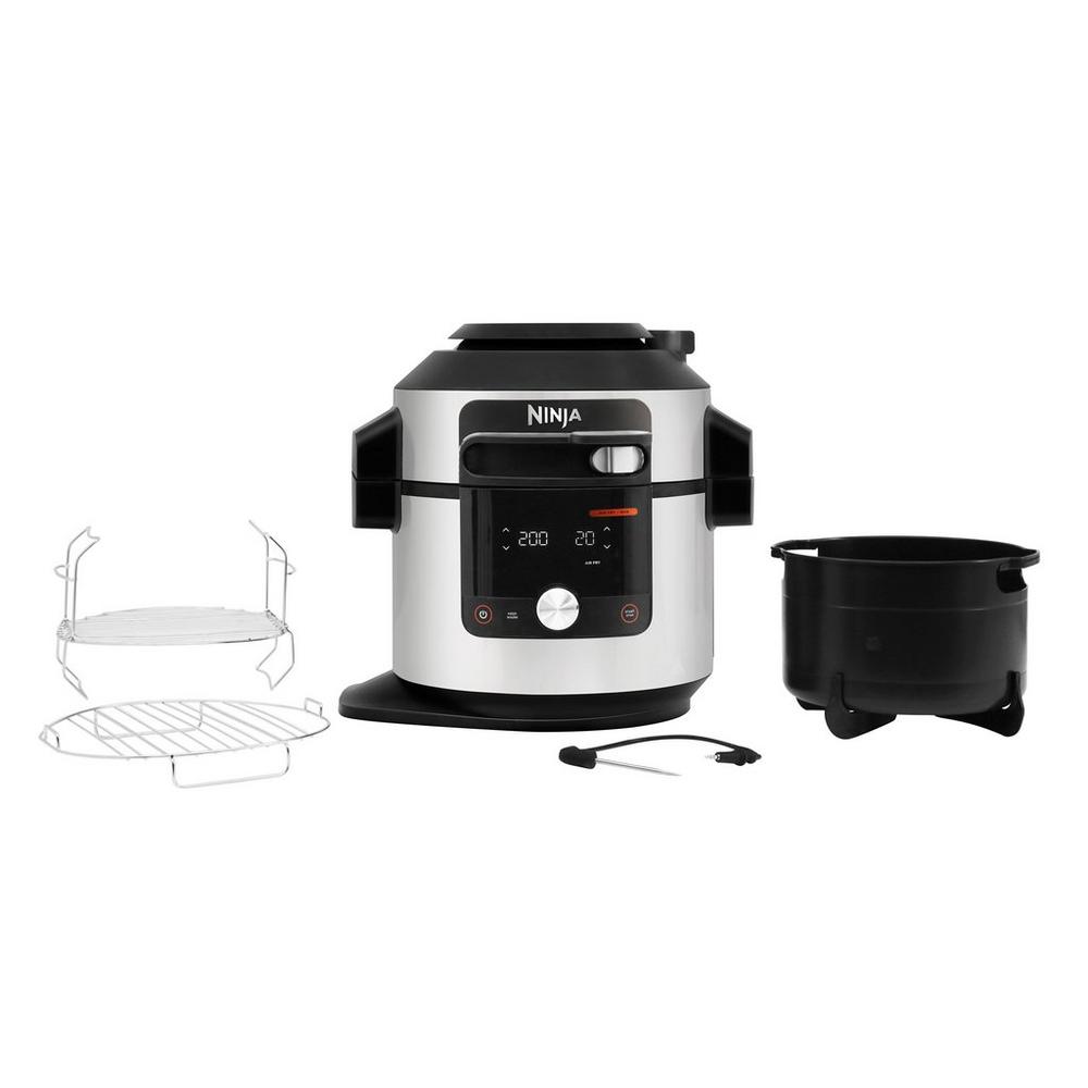 NINJA OL750UK 7.5L 15-In-1 One Lid Multi Cooker & probe - Black / Stainles