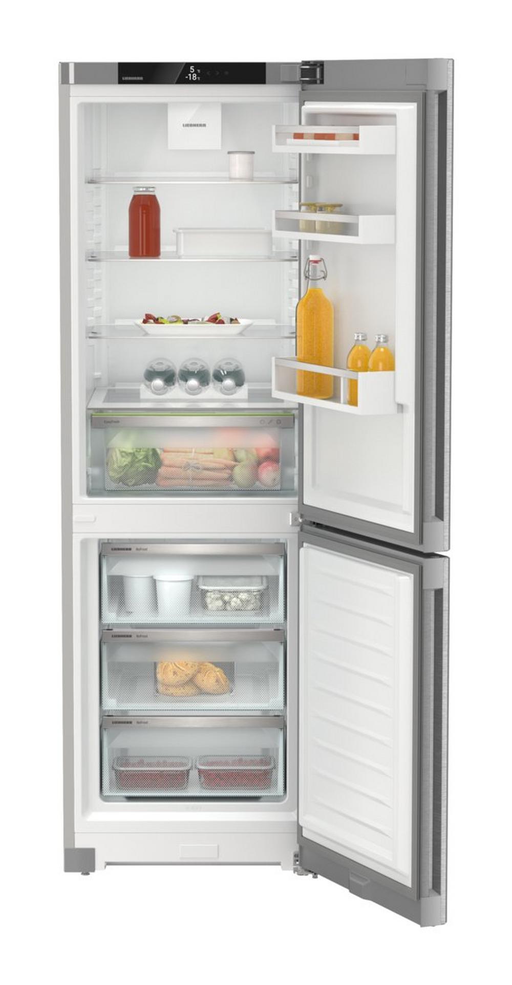 Liebherr CNSDC5203 60cm 60/40 Frost Free Fridge Freezer with EasyFresh - Silver