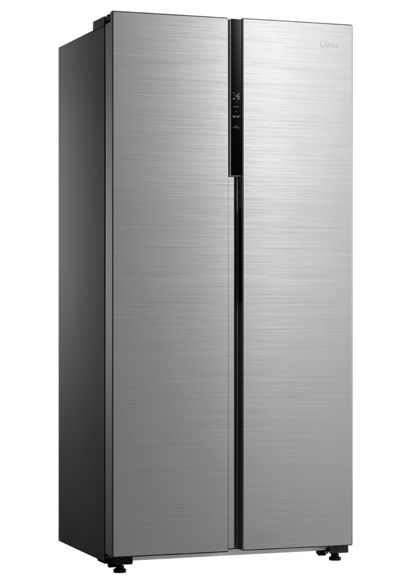 MIDEA MDRS619FIE46 460L Frost Free Fridge Freezer - Stainless Steel