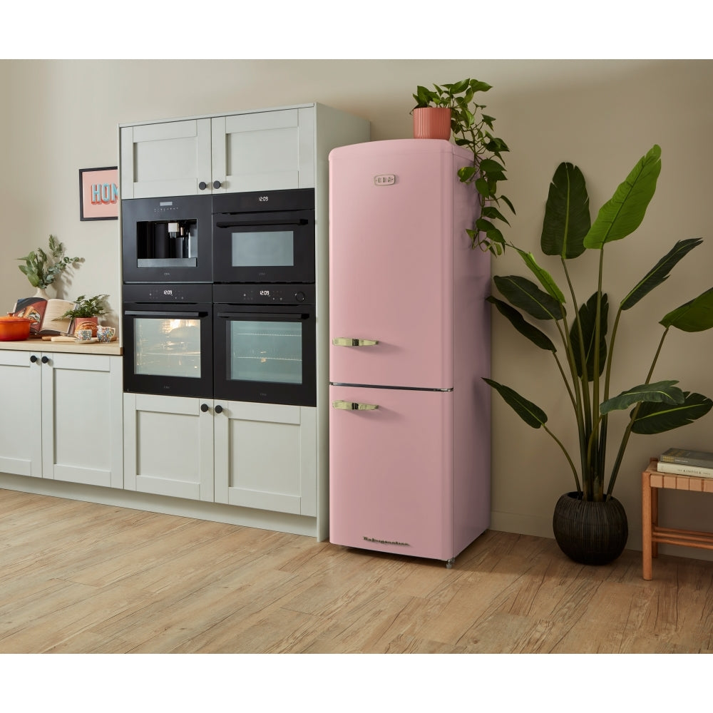 CDA FLORENCE-TEAROSE Retro 60cm freestanding frost free 60/40 fridge freezer CDA FLORENCE-TEAROSE Retro 60cm freestanding frost free 60/40 fridge freezer