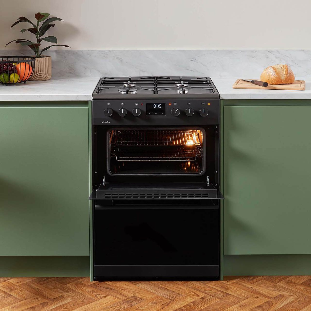 CDA CFD600MB 60cm Dual Fuel Cooker CDA CFD600MB 60cm Dual Fuel Cooker