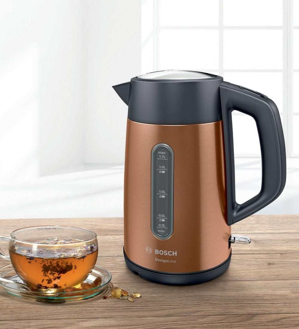 Bosch TWK4P439GB 1.7L Traditional Kettle - Copper Bosch TWK4P439GB 1.7L Traditional Kettle - Copper
