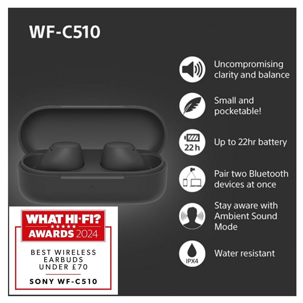 Sony WFC510B.CE7 Wireless In ear headphones - Black Sony WFC510B.CE7 Wireless In ear headphones - Black