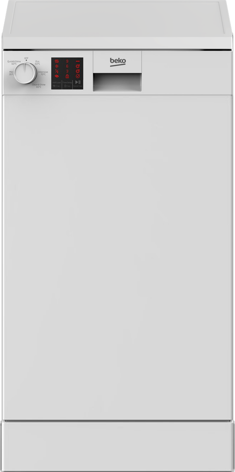 Beko DVS05C20W Slimline Dishwasher - White - 10 Place Settings