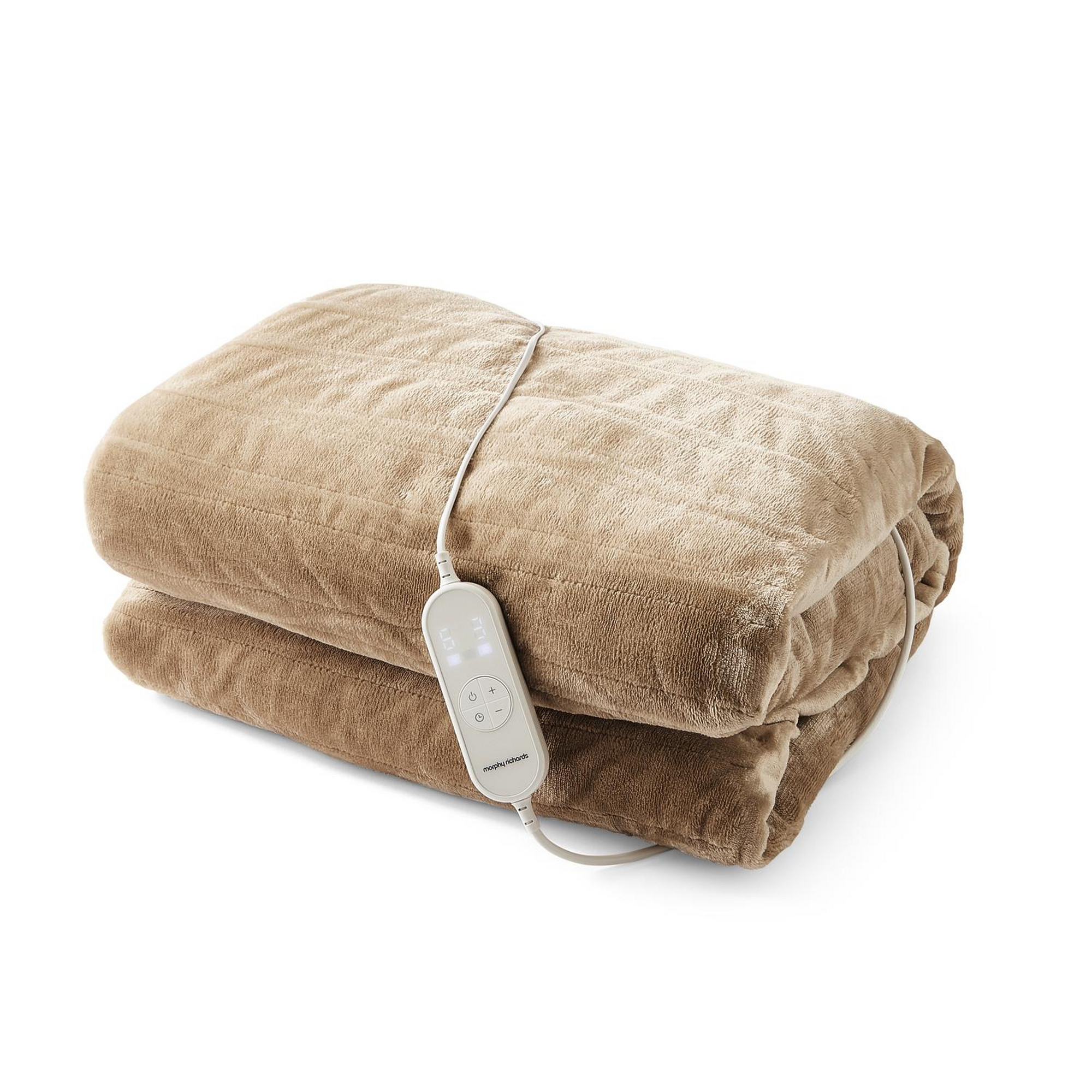 Morphy Richards Teddy & Flannel Luxury Throw 200cm x 180cm - Mocca