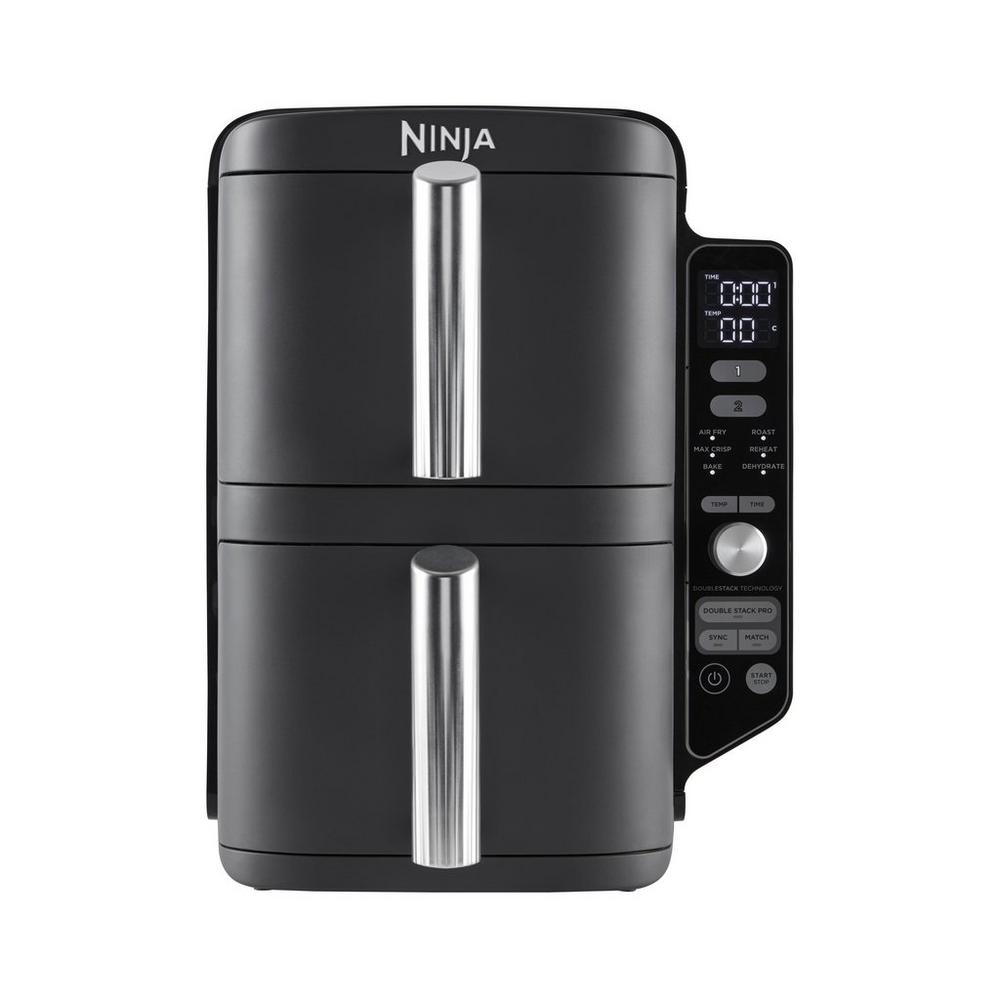 NINJA SL400UK Double Stack XL 2-Drawer 9.5L Air Fryer - Grey NINJA SL400UK Double Stack XL 2-Drawer 9.5L Air Fryer - Grey