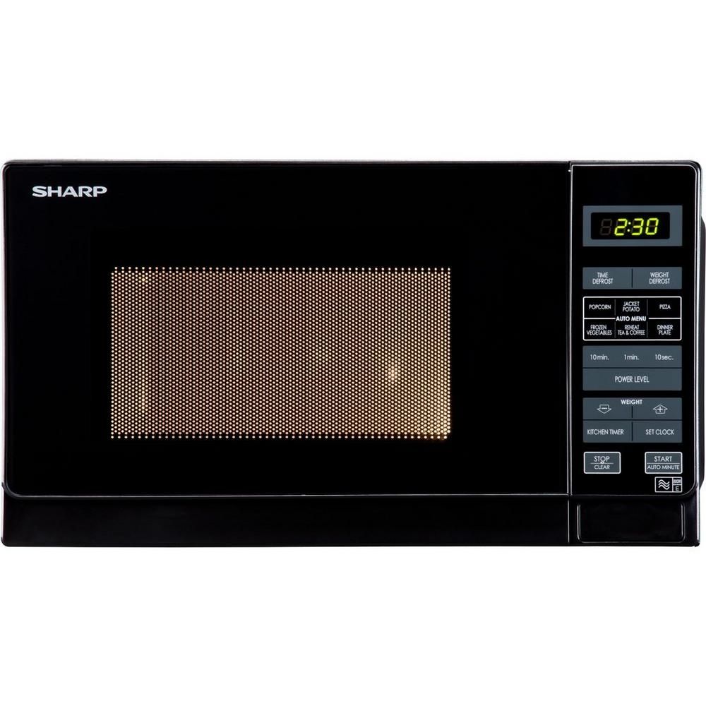 Sharp R272KM 20 Litre Solo Microwave - Black Sharp R272KM 20 Litre Solo Microwave - Black