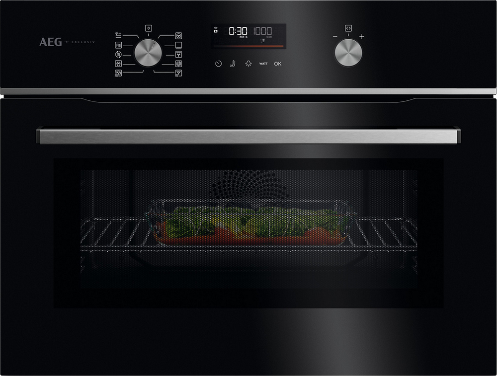 AEG GK6NK40FB 6000 CombiQuick Microwave and Built-in Oven