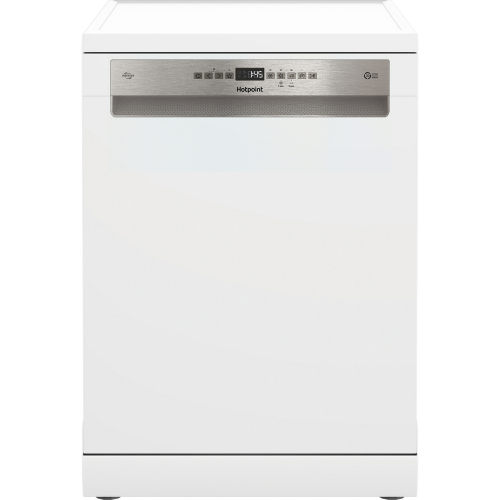 Hotpoint H7FHP43WUK Maxi Space Dishwasher with Third Rack - White - 15 Place Settings