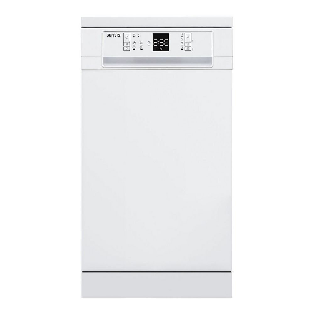 Sensis DWF0110SLEW Slimline Dishwasher - White - 10 Place Settings