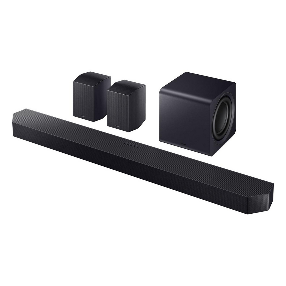 Samsung HW-Q990H/XU 11.1.4ch Q-Series Soundbar with Subwoofer & Rear Speaker - Titan Black