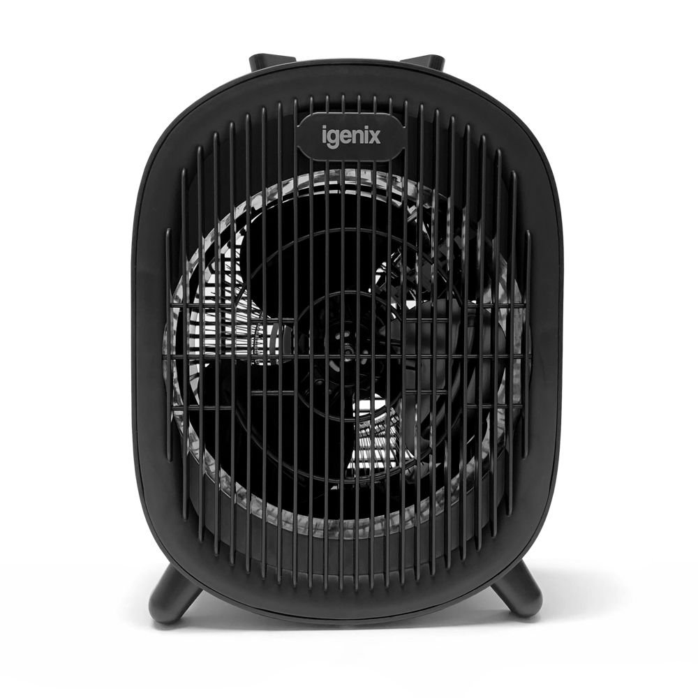 Igenix IG9022 2kw Portable Upright Fan Heater Black Igenix IG9022 2kw Portable Upright Fan Heater Black