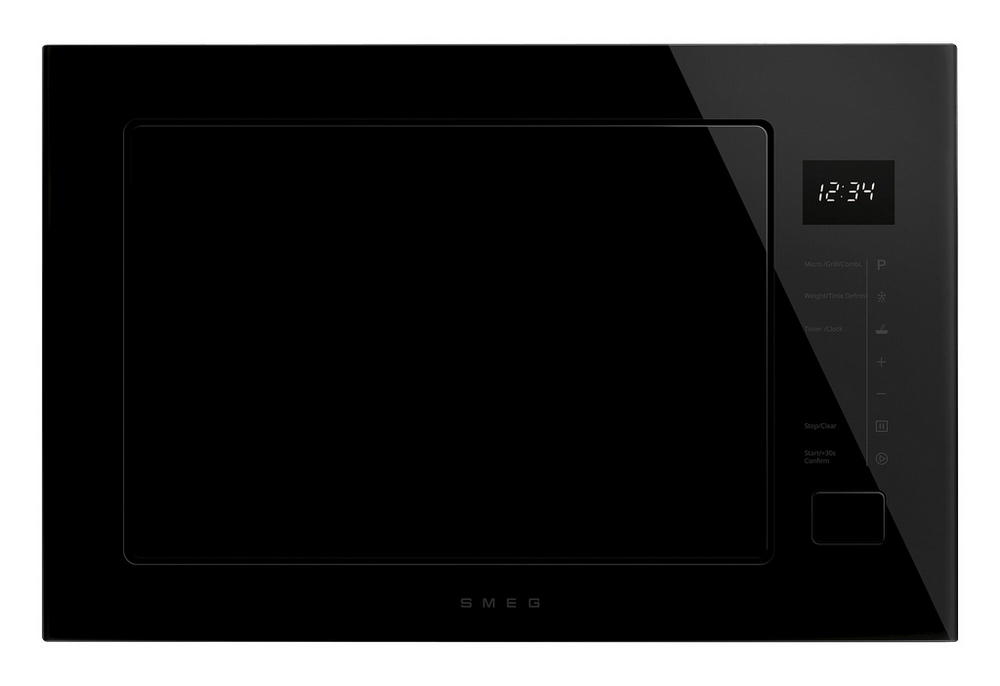 Smeg FMI225BI 25 Litres Built In Microwave - Black Smeg FMI225BI 25 Litres Built In Microwave - Black
